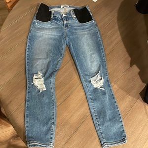 Paige maternity jeans verdugo crop sz 26